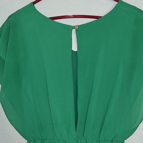 Dina Be Dress - Green, Open-back - Small - Picture 3 of 6